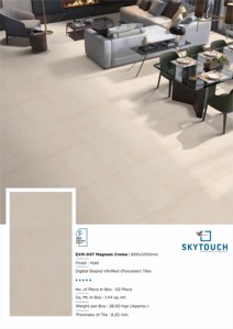 กระเบื้องผนังและพื้นพอร์ซเลนแบบชนบทขนาด600x1200สำหรับปูพื้นห้องน้ำและตลาด - Product Image 4