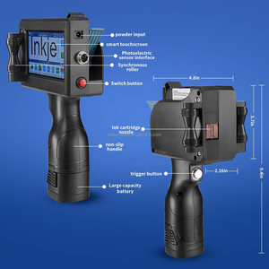 باليد بندقية عالية الجودة المحمولة انتهاء تاريخ المبرمج دفعة عدد Handjet آلة طابعة نفاثة محمولة يدويًا للبيع - Product Image 6