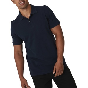 Polo décontracté à manches courtes pour hommes avec logo personnalisé pour polo nouveau style en tricot de haute qualité de couleur unie orienté vers l'exportation - Product Image 3