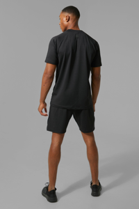 Conjunto de Camisetas Deportivas de Secado Rápido con Logotipo Personalizado OEM de Alta Calidad para Hombre, Ropa Deportiva de Verano con Colores Personalizados - Product Image 2