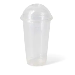 Gobelets compostables PLA transparents de 20 oz (500 ml), diamètre 95 mm, jetables, écologiques, pour boissons chaudes et froides - 800 pièces/carton - Product Image 3