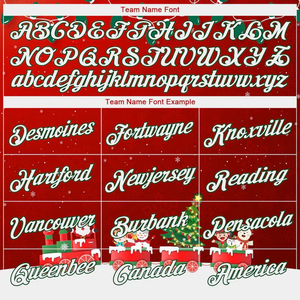 Sweat-shirt de Noël avec motif de lettres blanches en polaire, sublimation intégrale, sweat-shirts pour hommes, 100% polaire polyester - Product Image 3