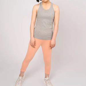 Women's Summer Quick Dry Tank <b>Top</b> Breathable Soft Knitted Fitness Workout Sports Running <b>Sleeveless</b> Casual Wholesale - Product Image 4