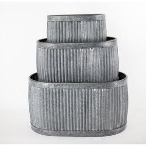 Grande jardinière galvanisée avec poignées solides et design surélevé adapté au jardinage surélevé et à l'affichage de fleurs - Product Image 6