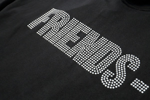 Sweat à capuche surdimensionné et épais pour femmes personnalisées 100% coton Streetwear Rhinestone lettre pour la saison d'hiver à capuche - Product Image 5