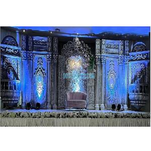 Marcos de ventana modernos para ceremonia de boda, decoración de escenario de boda occidental, temática victoriana blanca, decoración de escenario de boda - Product Image 1