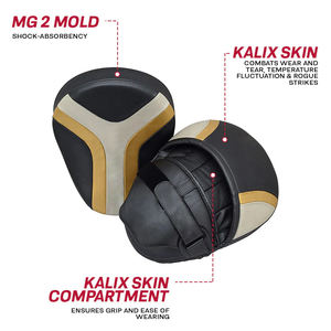 Venta al por mayor Hand-Target MMA Focus-Punch Pad Guantes de entrenamiento de boxeo Mitten-Karate Muay Thai Kick Fighting-Equipment Focus-Mitt - Product Image 5