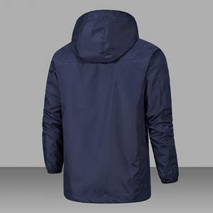 Chaqueta Softshell impermeable ligera para hombre, resistente al viento, resistente al agua, carcasa suave para senderismo al aire libre, cremallera con capucha - Product Image 3