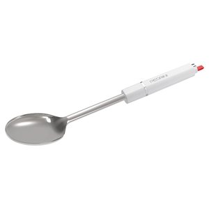 Cuillère en acier inoxydable (35x7cm) LILLO STILE Chrome et Blanc 0754 - Product Image 1