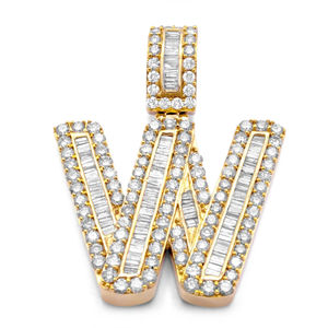 Nouveaux bijoux Hip Hop à la mode VVS haute qualité Moissanite diamant pendentif breloques 925 pendentif en argent pour les fêtes - Product Image 1