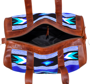 Bolsa de lona para manta de sillín, bolsa de fin de semana occidental, cuero genuino y herrajes y forro de alta calidad, bolsa de lona personalizada - Product Image 4