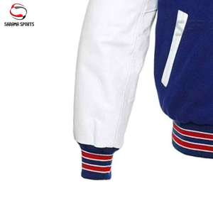 เสื้อแจ็คเก็ตวาร์ซิตี้ผู้ชาย ปักลายปักชื่อ ปักโลโก้ตามสั่ง ไซส์ใหญ่ เสื้อแจ็คเก็ตเลตเตอร์แมน ยูนิเซ็กซ์ เสื้อแจ็คเก็ตวาร์ซิตี้แบบเรียบ - Product Image 6