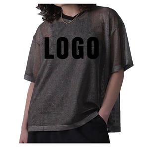 La mejor calidad 100% algodón con logotipo personalizado 2025 Top Trending Alta calidad Precio bajo Mujeres Oversize boxy T Shirts - Product Image 5