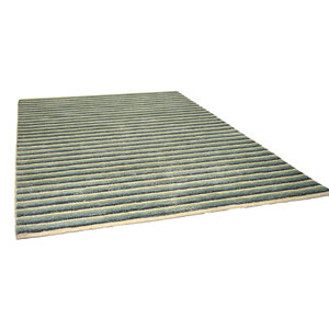 Alfombras modernas de lana con mechones a mano de primera calidad, alfombra con patrón de rompecabezas verde para sala de estar, casa y salón - Product Image 6