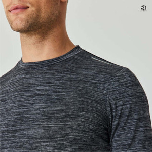 เสื้อยืดออกกำลังกายแขนสี่ส่วนของผู้ชายแบบพรีเมี่ยม-ความชื้นแห้งเร็วและเหมาะสำหรับการออกกำลังกายการฝึกและกีฬา - Product Image 5