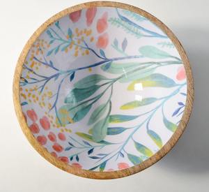 Tazón de Madera de Mango Natural Pulido de Diseño Europeo para Servir Masa, Color para Bodas, Ecológico, para Uso en el Hogar, Hotel y Restaurante - Product Image 6