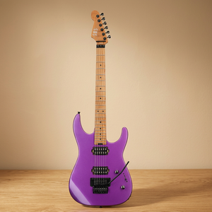 Guitarra Eléctrica Modelo CS260 con Sistema de Trémolo con Bloqueo Estilo Floyd Rose, Cuerpo de Álamo, Mástil de Arce Tostado, Pastillas de Acero SBS - Product Image 1
