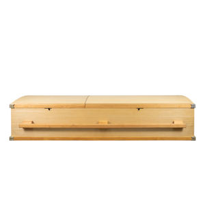 Ataúdes de madera maciza de entrega rápida del fabricante de Vietnam Servicio OEM ODM para suministros funerarios - Product Image 1