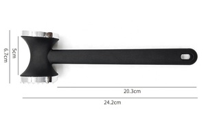 Metal Zinc Alloy Double Headed Reusable Lightweight Easily Cleaned Portable Burger Meat Tenderize Tool for Kitchen Outdoor - Product Image 2