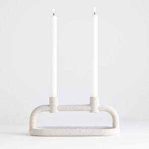 Half Oval Shaped Pure <b>Marble</b> Material Top Quality <b>Candle</b> Holder Table Top Best Selling Four Arms Dinner Table <b>Candle</b> Holder - Product Image 4