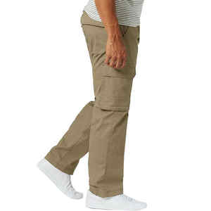 กางเกงคาร์โก้ผู้ชายแบบลำลองมีกระเป๋าหลายกระเป๋าใส่100% ผ้าฝ้ายระบายอากาศแห้งเร็วน้ำหนักเบาทนทานดีไซน์อเนกประสงค์ใช้ได้ทุกวัน - Product Image 3