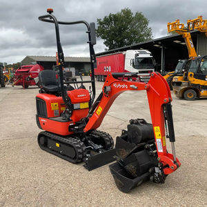 Mini Excavadora Kubota K008-5 Usada y Mini Excavadora Kubota K008-3 con Motor de Tractor, Componentes Principales en Venta - Product Image 1