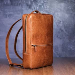 Mochila de cuero más vendida, segura, espaciosa, precio al por mayor, negocio clásico hecho a mano, descuentos directos de fábrica a granel - Product Image 1