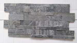 Panneaux de pierre de registre en ardoise naturelle fendue vert océan pour revêtement mural intérieur et extérieur pour l'élévation de villa et de jardin - Product Image 2