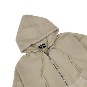 Service OEM respirant automne Vietnam fini Bomber Jacket tissé imprimé kakis jean vestes pour hommes - Product Image 4