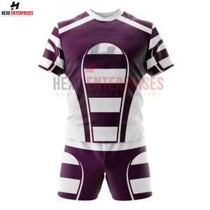 Vêtements de sport personnalisés sublimés pour hommes fous ensemble d'uniformes de rugby chemises et maillots respirants dernier style - Product Image 4