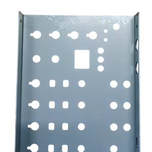 แผ่นโลหะสำเร็จรูปที่มีการตัดดัดและเคลือบผงสำหรับติดตั้งระบบแผงไฟฟ้าครอบคลุมในตู้ - Product Image 5