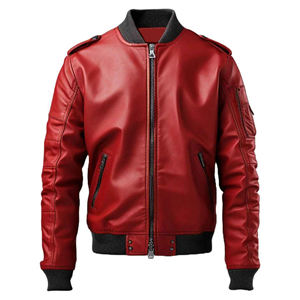 Nouvelle Collection – Blouson Bomber en Cuir Véritable Enduit, Design Personnalisé, Printemps 2025 – Qualité Supérieure, Mode Masculine, Style Urbain - Product Image 6