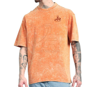 T-shirts pour hommes de qualité supérieure, nouveau style, lavage à l'acide, sur mesure, vêtements d'été pour hommes, t-shirts lavés à l'acide - Product Image 4