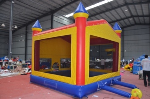 Casa de Brinco Inflable Comercial Negra, de PVC Premium, Resistente, Inflable, para Exteriores, Grande - Product Image 4