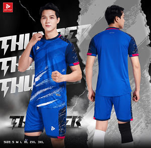 Gran oferta, alta calidad, buen precio, personalizable, 100% poliéster, estampado de transferencia de calor, camiseta de fútbol, ropa de fútbol, equipo Unisex - Product Image 2