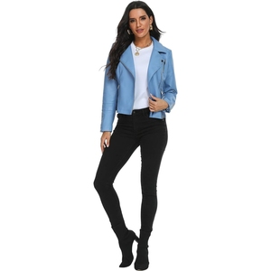 Chaquetas de Cuero para Mujer, Venta Caliente y Personalizadas, Chaqueta de Cuero de Alta Calidad para Mujer, Transpirable, Elegante y a la Moda - Product Image 5