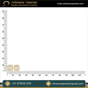 ต่างหูเพชรทรงบาแก็ตต์สุดหรู ดีไซน์มินิมอล ชุบทองคำขาว 925 แท้ ประดับเพชรเลียนแบบ งานขายดี ของขวัญสุดพิเศษสำหรับผู้หญิง - Product Image 4