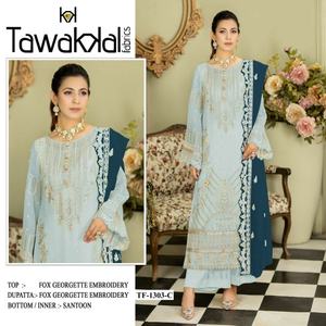 Colección Premium Faux Georgette con bordado de lentejuelas Salwar Suit Mujer Moda Fabricante y proveedor de Surat - Product Image 1