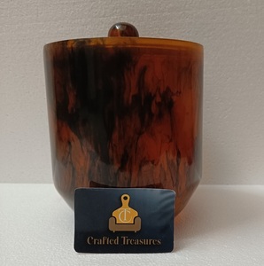 Cubo de Hielo de Resina Epoxi con Diseño de Caparazón de Tortuga, Precio de Fábrica al por Mayor, Cubo de Hielo Decorativo para Bar en Casa con Tapa, al Mejor Precio - Product Image 1