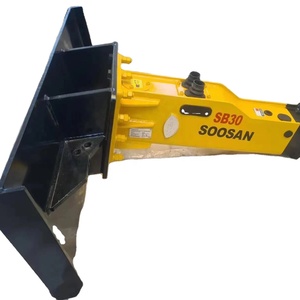 Hydraulic Breaker Sb 30 Box Type Rock Hammer with Skid Steer <b>Plate</b> Suitable for Excavators with 2.5-4.5 Ton for bobcat Loader - Product Image 1