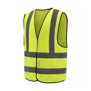 New Hi-Vis Safety Vest <b>Reflective</b> <b>Tape</b> Worker Night Security Waistcoat Sale Bulk Manufacture Hi Vis Safety Vest - Product Image 4