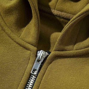 Nouveaux sweats à capuche zippés 100% coton à la mode pour hommes conception personnalisée Logo respirant imprimé sur les sweats à capuche prix de gros - Product Image 4