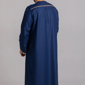 Best Supplier High Quantity <b>Men</b> <b>Thobes</b> Plus Size Solid Color Breathable Quick Dry Customized Size High Demanded Product Latest - Product Image 3