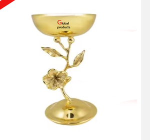 Tazón de acero inoxidable con acabado dorado brillante para servir postres y frutas en hoteles, restaurantes y bares. - Product Image 2