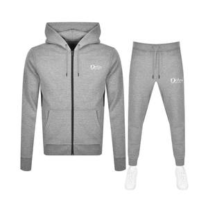 Survêtement hommes mode sweats à capuche hommes costumes Logo personnalisé ensembles sweat pantalons de survêtement printemps automne polaire pull à capuche 2 pièces ensemble - Product Image 1
