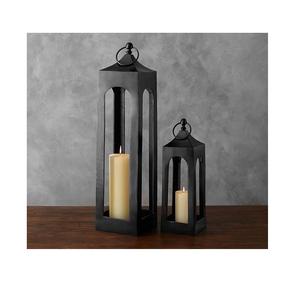 Lanterne de bougie en métal et verre fini à la main, fabricant de lanterne de bougie en métal de décoration de maison personnalisée - Product Image 1