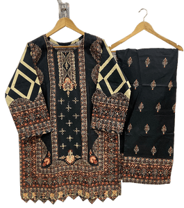 2024 pakistanais prêt à l'emploi Salwar Kameez pour dames dames brodées pelouse/coton costumes grande taille ODM approvisionnement - Product Image 6