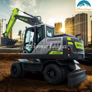 Hoge Kwaliteit Zoomlion Nieuwe Vermoeide Graafmachine Prijs Mini Wiel Ze150wg Graafmachine 15ton 0,6m ³ Emmer Gebruikte Wielgraafmachines Te Koop - Product Image 4