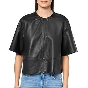 T-shirts en toile noire pour hommes, coupe classique, haute qualité, service OEM personnalisé, vente en gros, séchage rapide, respirant, écologique, col rond - Product Image 1