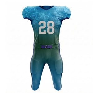 Uniforme de football américain léger, coupe confortable, tissu à séchage rapide, parfait pour les athlètes, entraînements et matchs de compétition - Product Image 1
